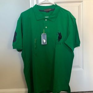 U.S. Polo Assn Men’s Green Polo Shirt size Large